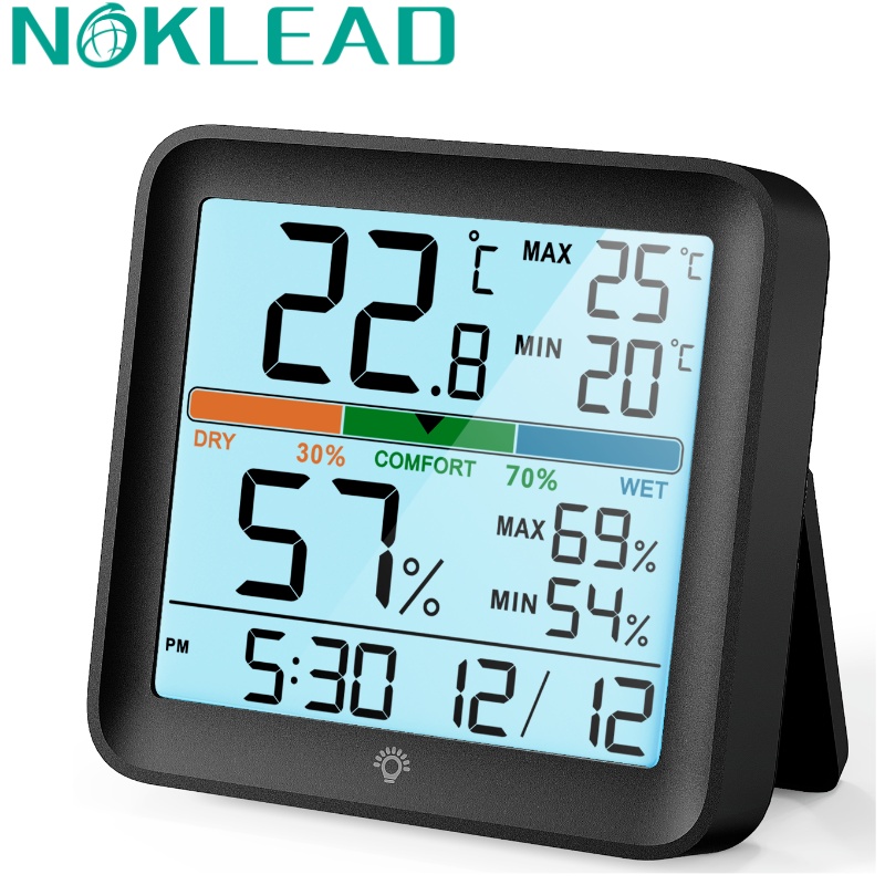 Garden Weather Station - NOKLEAD Weerstationmeter LCD voor binnen Digitale