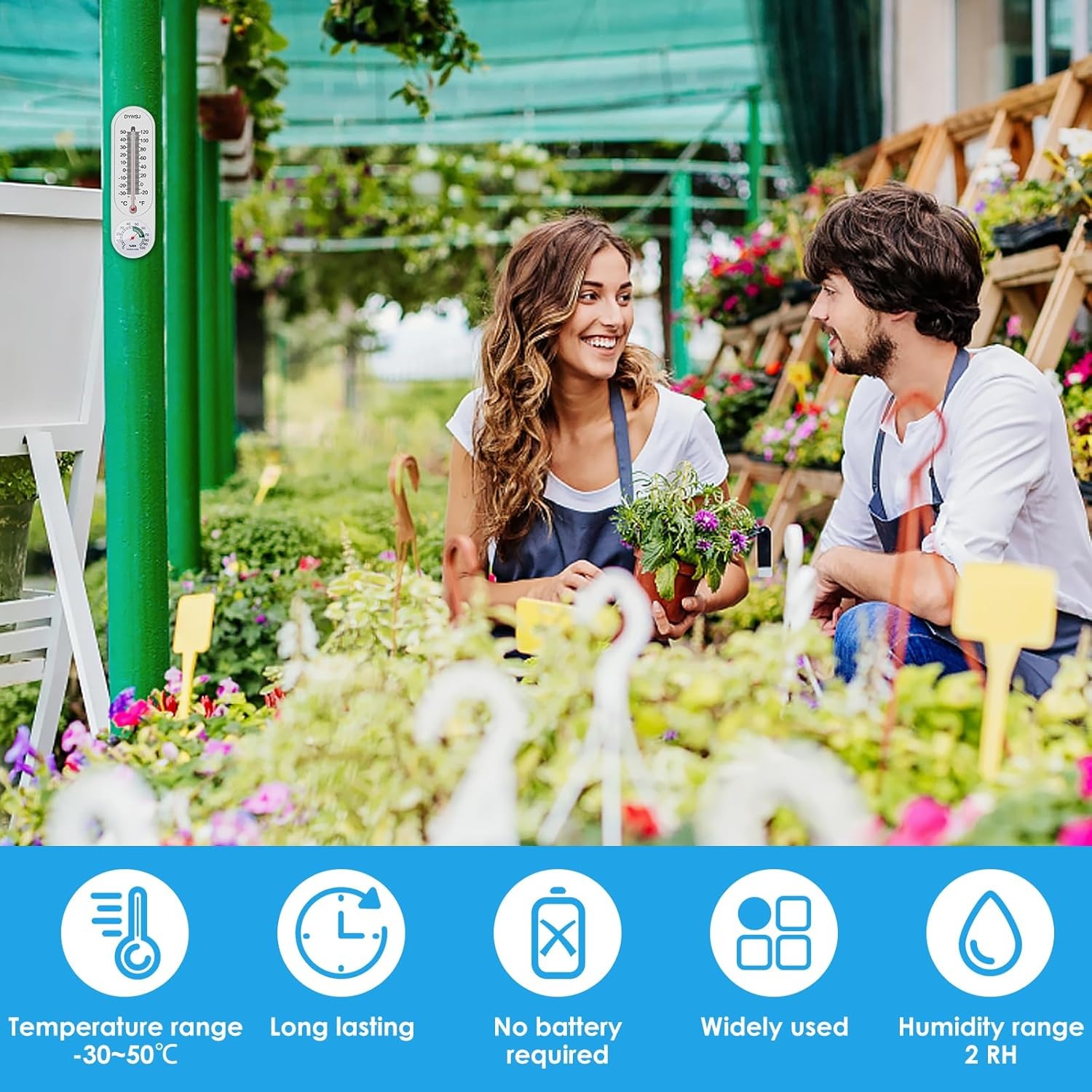 Buiten-/binnenthermometer Hygr - Garden Weather Station recensie en prijs