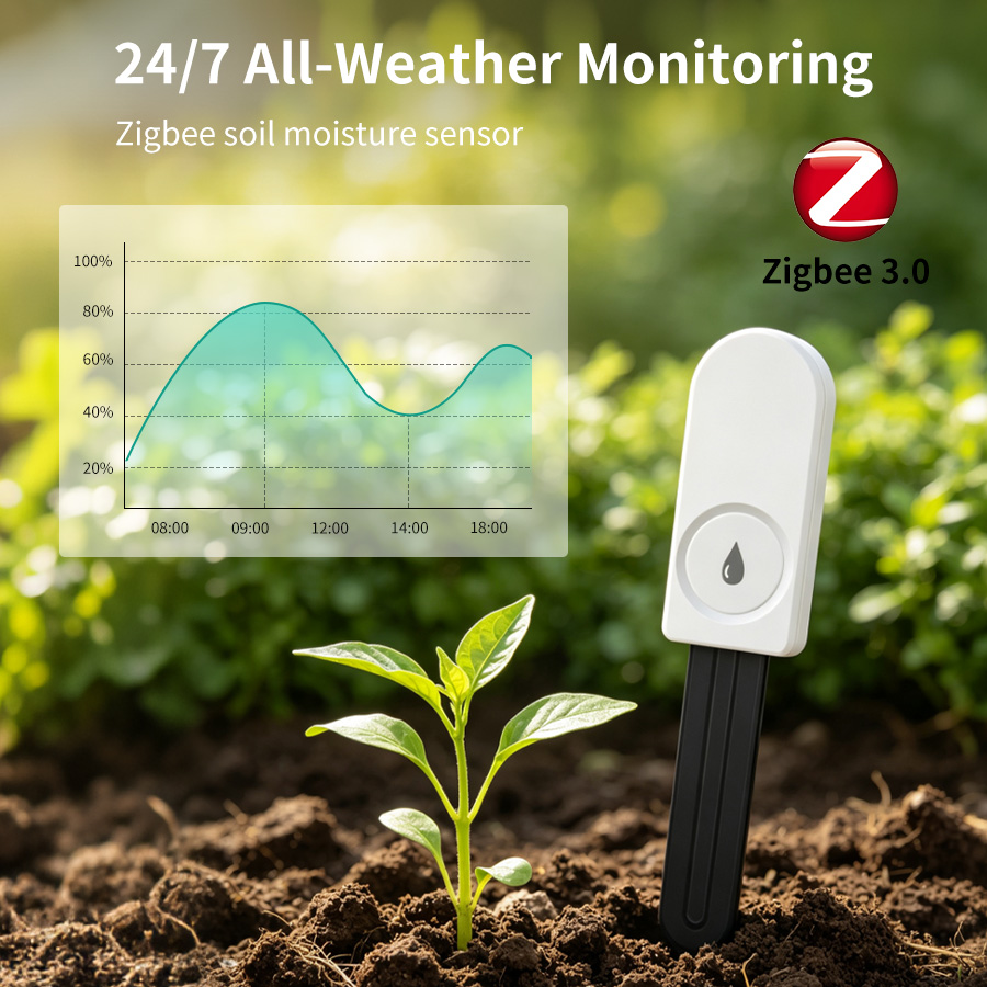Slimme ZigBee Bodemvochtsensor - Smart Garden Zigbee recensie en prijs