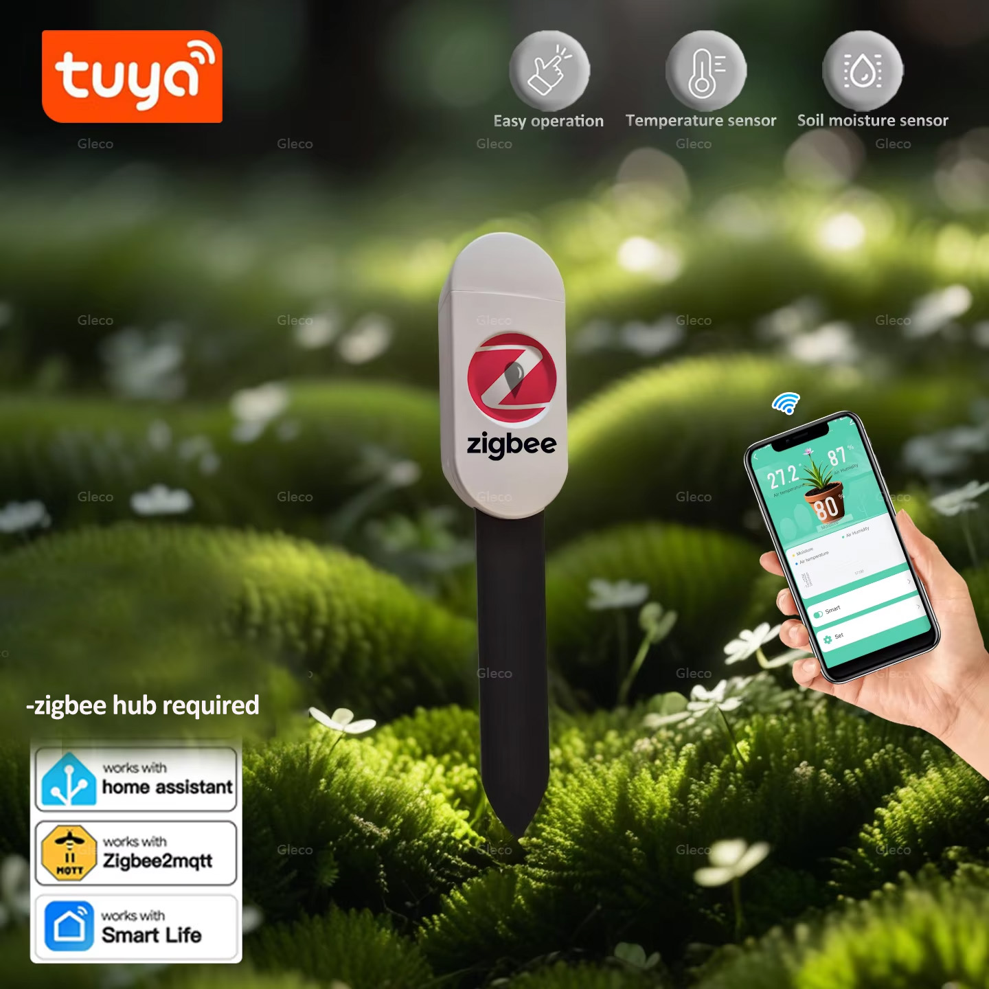 Tuya Smart Life Zigbee Bodemvo - Smart Garden Zigbee recensie en prijs