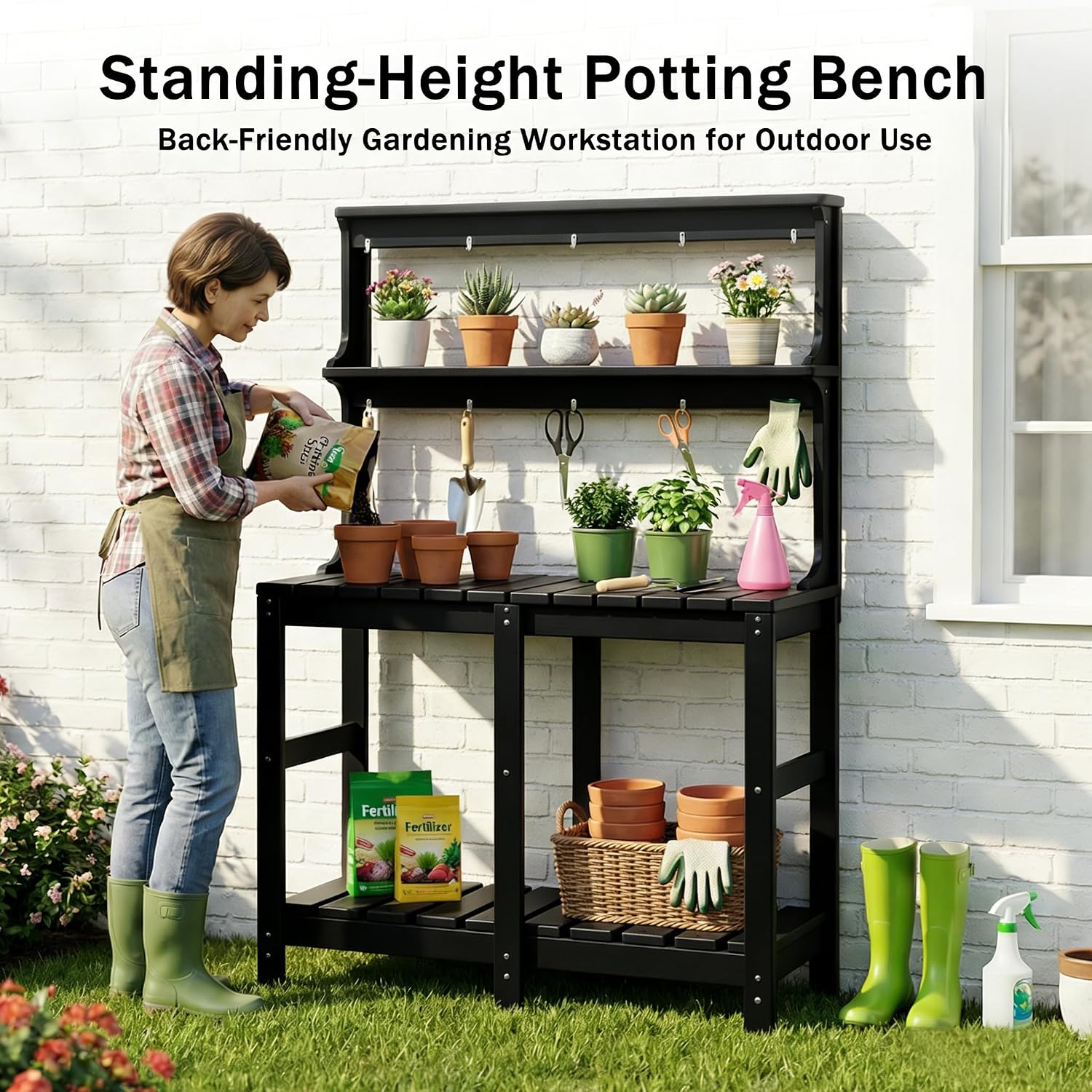 All-weather HDPE plantenbaktaf - Garden Weather Station recensie en prijs