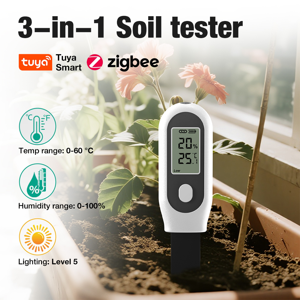 3-in-1 Bodemtester Zigbee Slim - Smart Garden Zigbee recensie en prijs