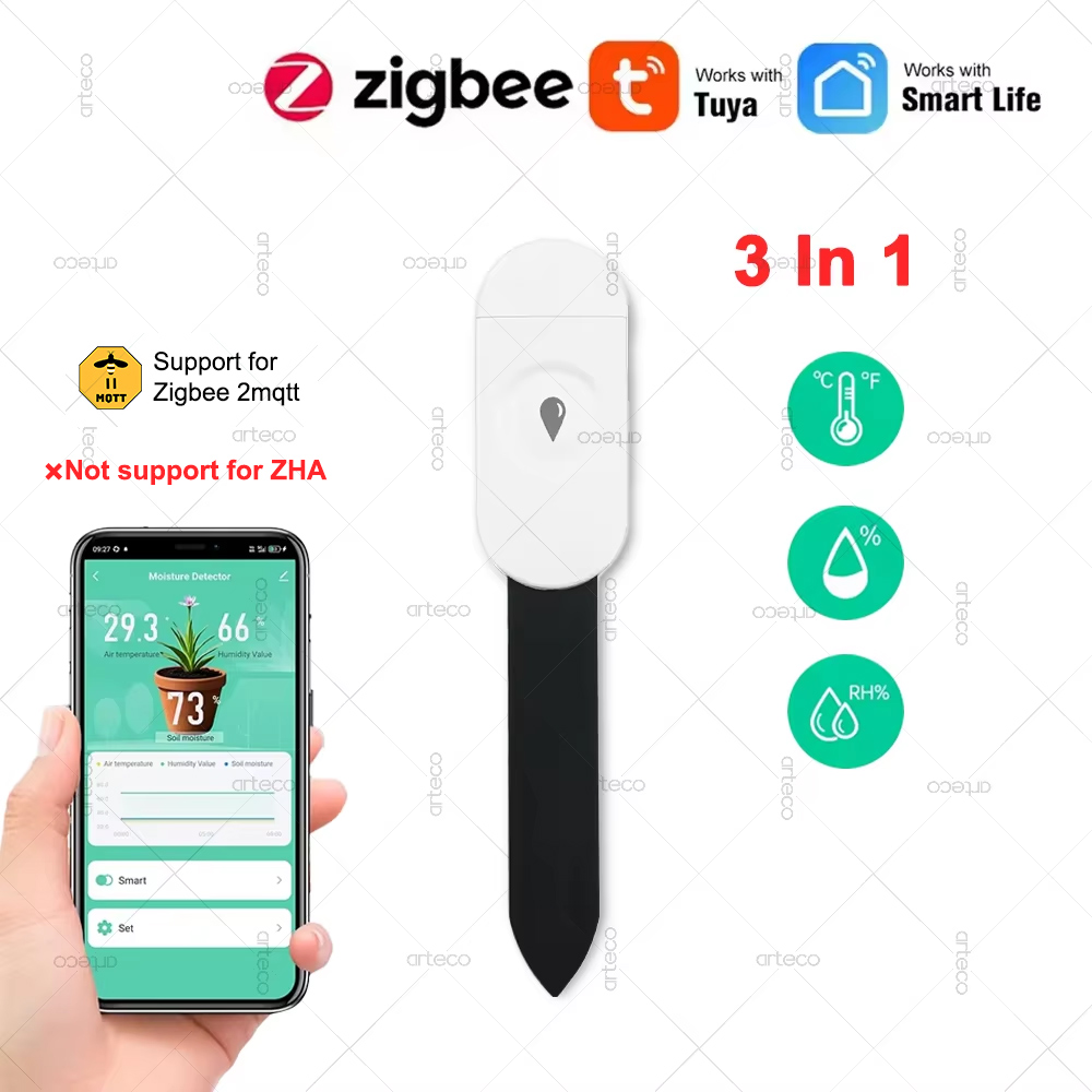 Tuya Zigbee Temperatuur Vochti - Smart Garden Zigbee recensie en prijs