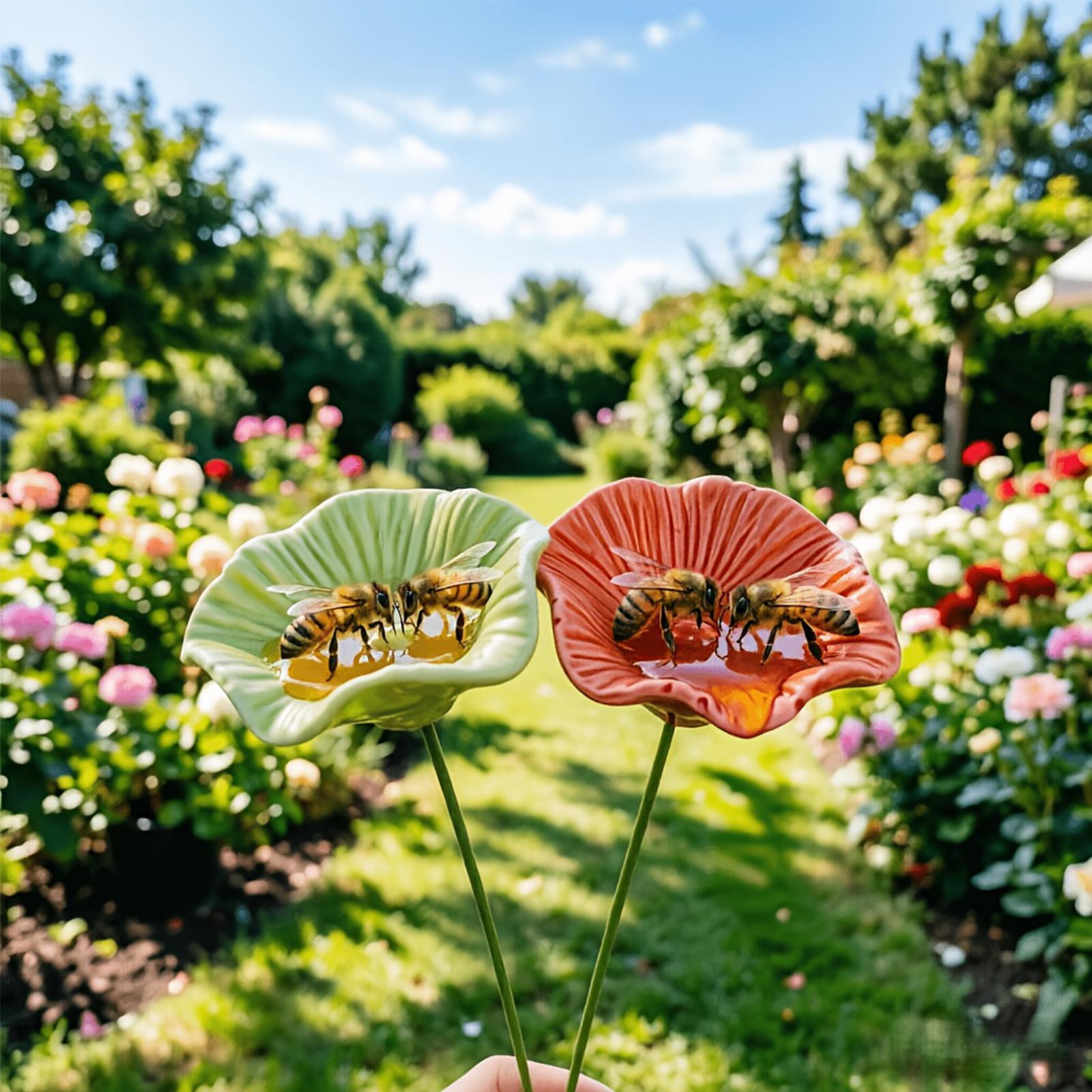 4 stuks keramische bijenwaterb - Garden Weather Station recensie en prijs