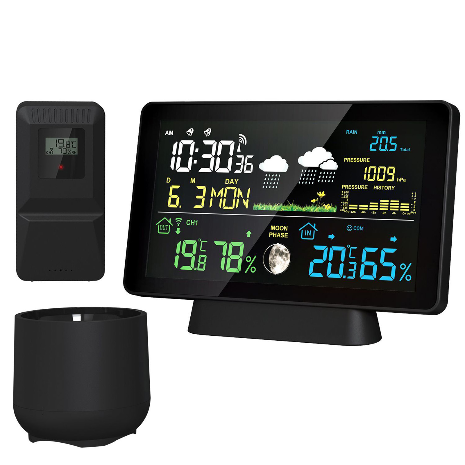 Draadloos weerstation voor bin - Garden Weather Station recensie en prijs